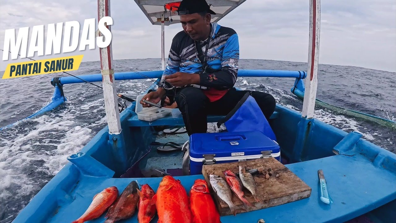 MANCING DASARAN DI PANTAI SANUR MERTASARI BALI