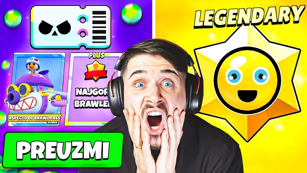 ISPUNIO SAM BRAWL PASS I DOBIO NAJGOREG BRAWLERA! :O