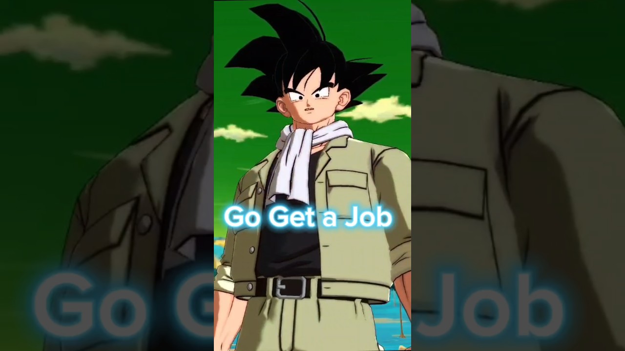 Go Get a Job Goku Win Screen!!!