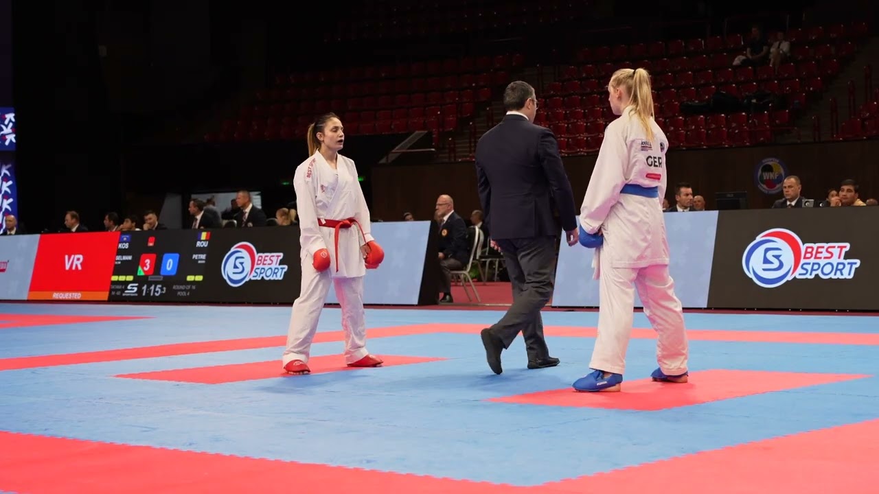 Yerevan 2025 // Semifinal FEMALE KUMITE +55 KG: GORANOVA IVET (BULGARIA) vs BITSCH MIA (GERMANY)