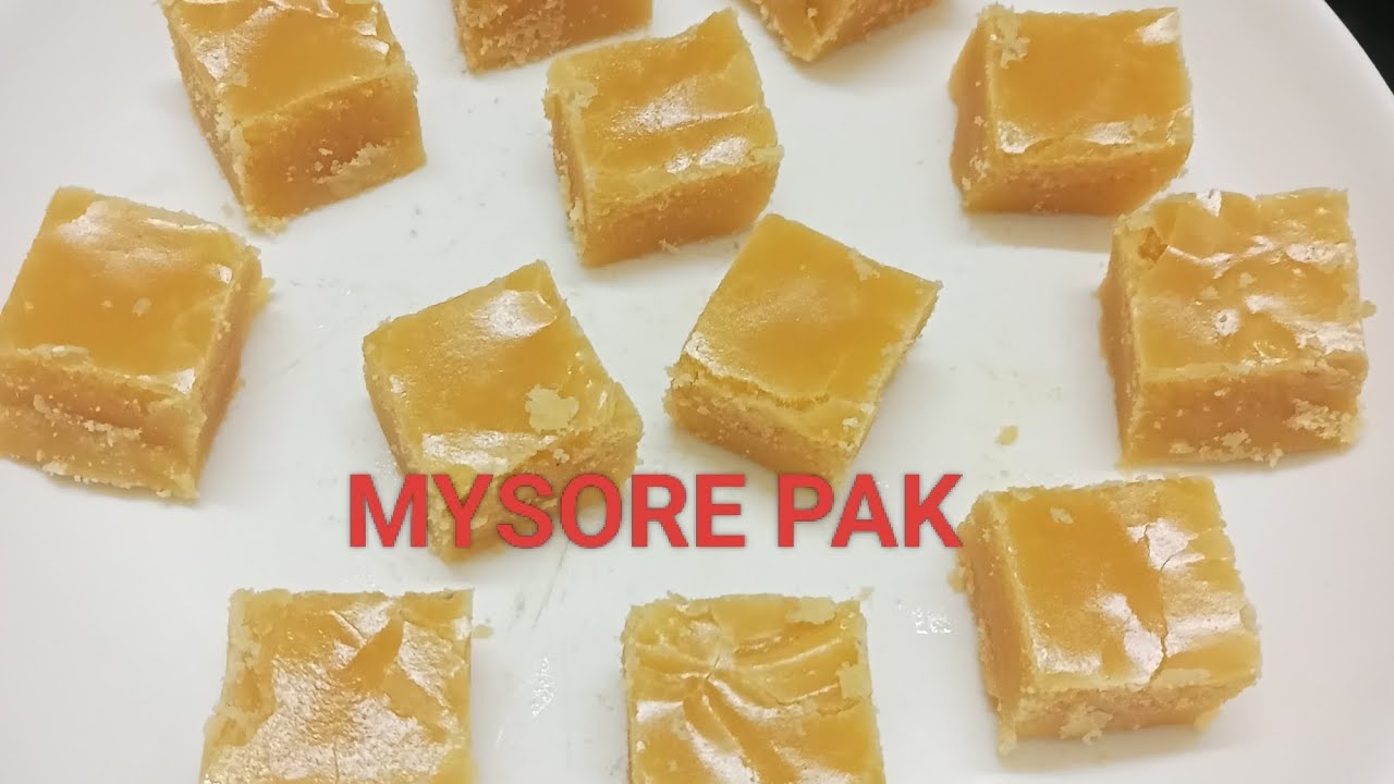 MYSORE PAK #sweets#baking#easy preparation...