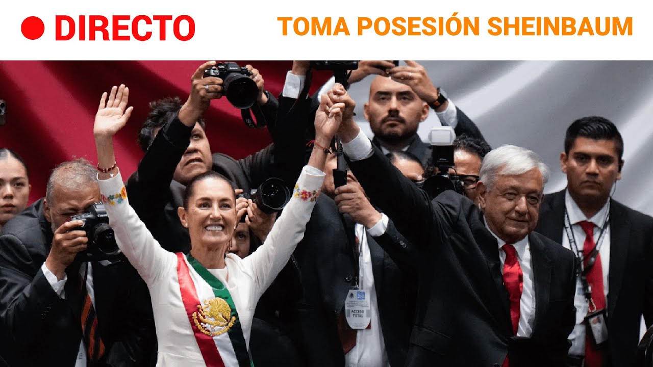MÉXICO: CLAUDIA SHEINBAUM toma POSESIÓN como PRESIDENTA | RTVE Noticias