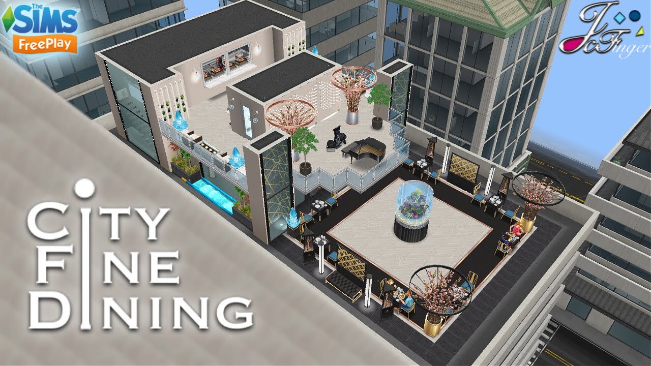 Sims FreePlay 🏙🍷🍴| CITY FINE DINING | By Joy.