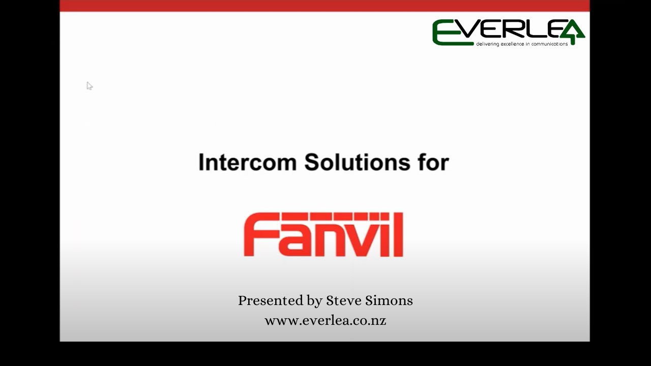 Fanvil Intercom and Security