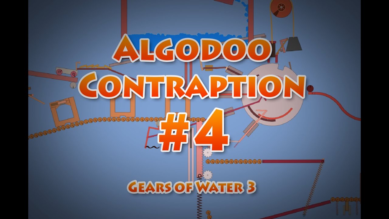 Algodoo Contraption #4 - Gear of Water 3