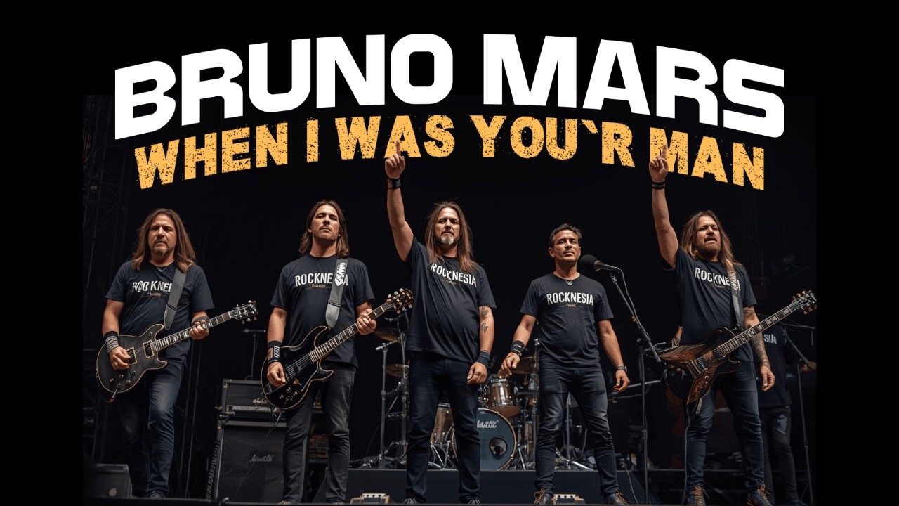 БРУНО МАРС «WHEN I WAS YOUR MAN» | РОК-КАВЕР