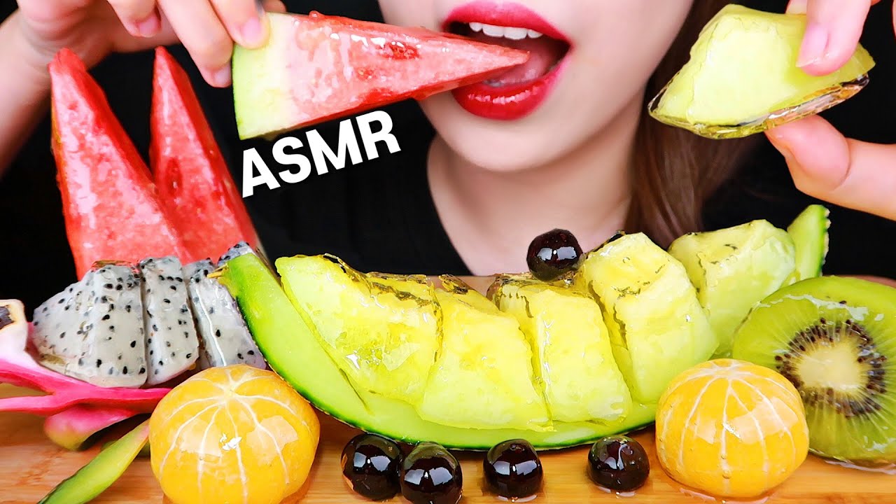 ASMR CANDIED FRUIT 여러가지 탕후루 TANGHULU EATING SOUNDS MUKBANG