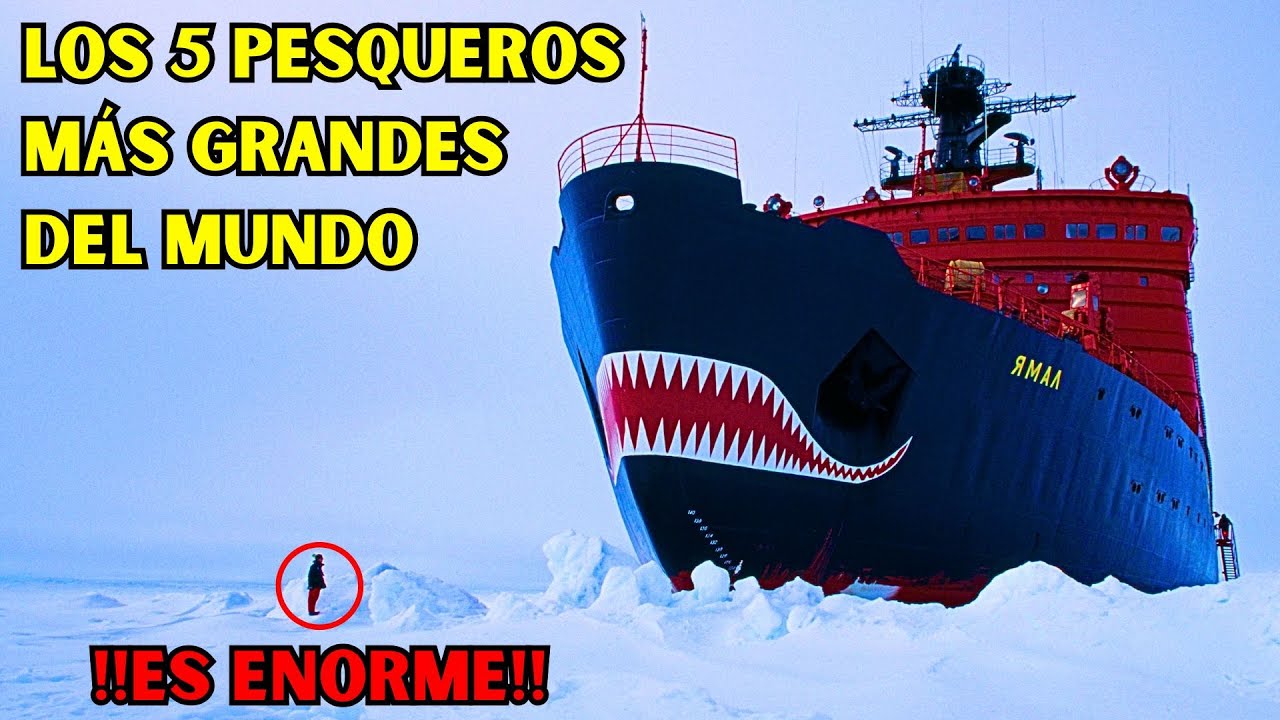 Los 5 BARCOS PESQUEROS m&aacute;s grandes del mundo - Pesca extrema