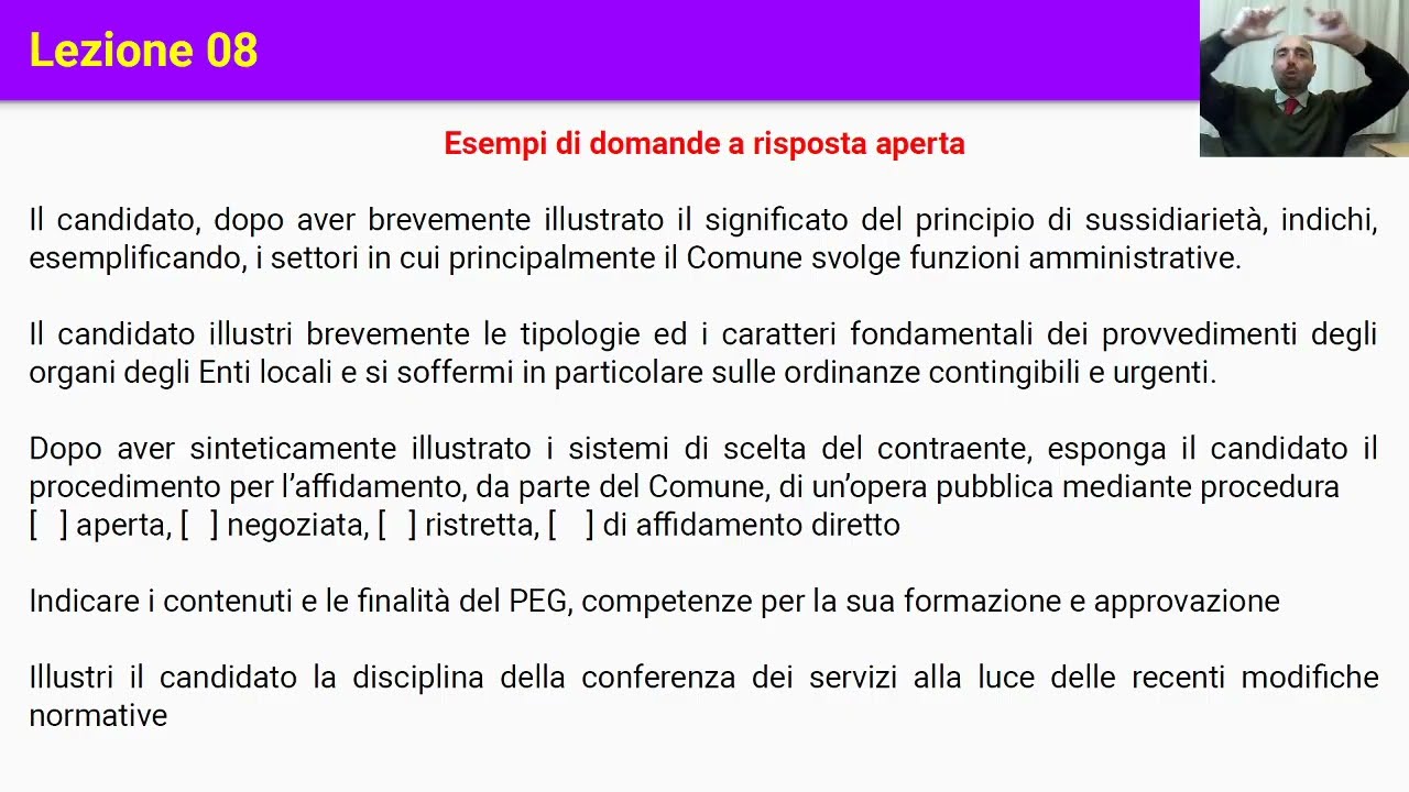 Diritto amministrativo - corso gratuito per abbonati - lezione08-parte05