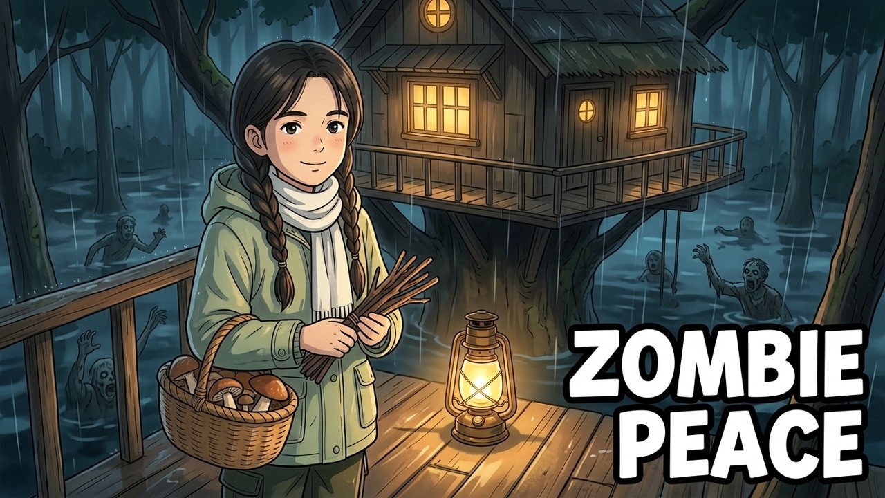 When Zombies Rise, This Family Found Peace in a Treehouse — Ghibli Animation