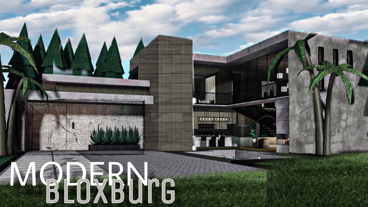 BLOXBURG: Modern Luxury House | House Build | Roblox