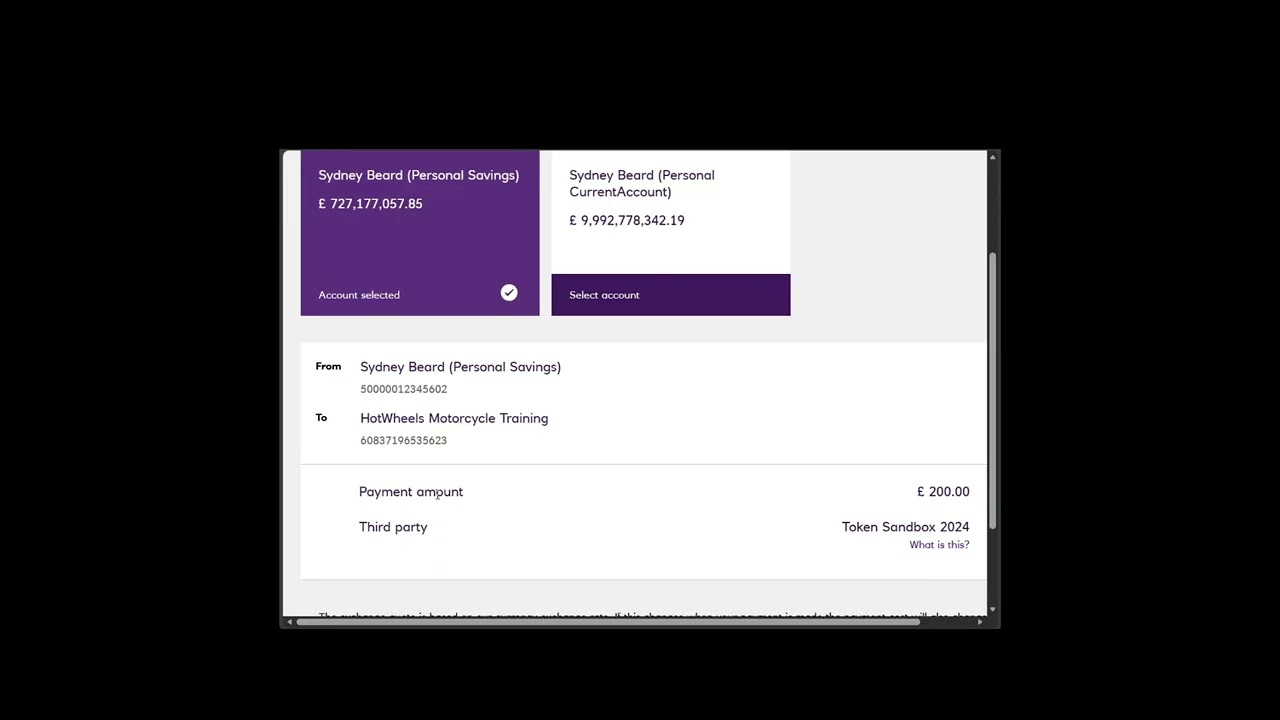 How bank transfers work in the 'In-Contact' booking system