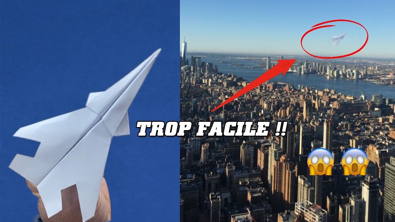 J'ai fabriqué la fusée en papier la plus rapide 🚀 - Comment fabriquer une fusée en papier