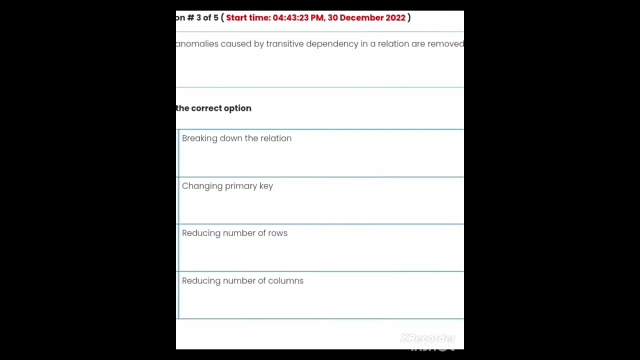 CS403p Lab Quiz 5||CS403p-Database Management System(prectical)||CS403p Lab 5 Quiz 2022