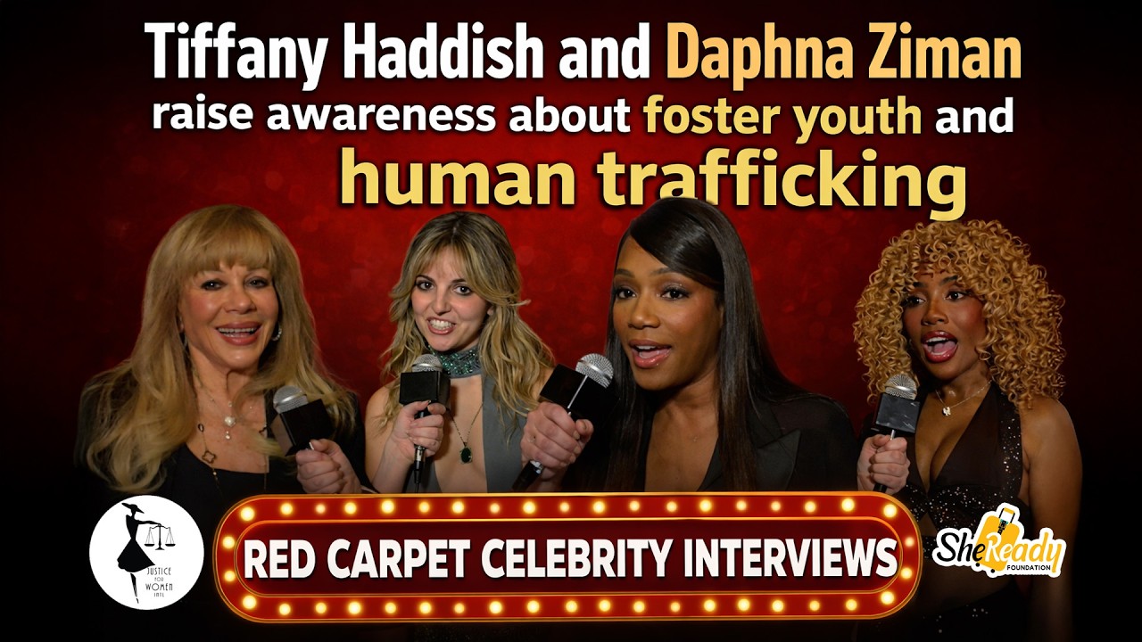 Tiffany Haddish & Daphna Ziman Raise Awareness for Foster Youth & Human Trafficking on the RedCarpet