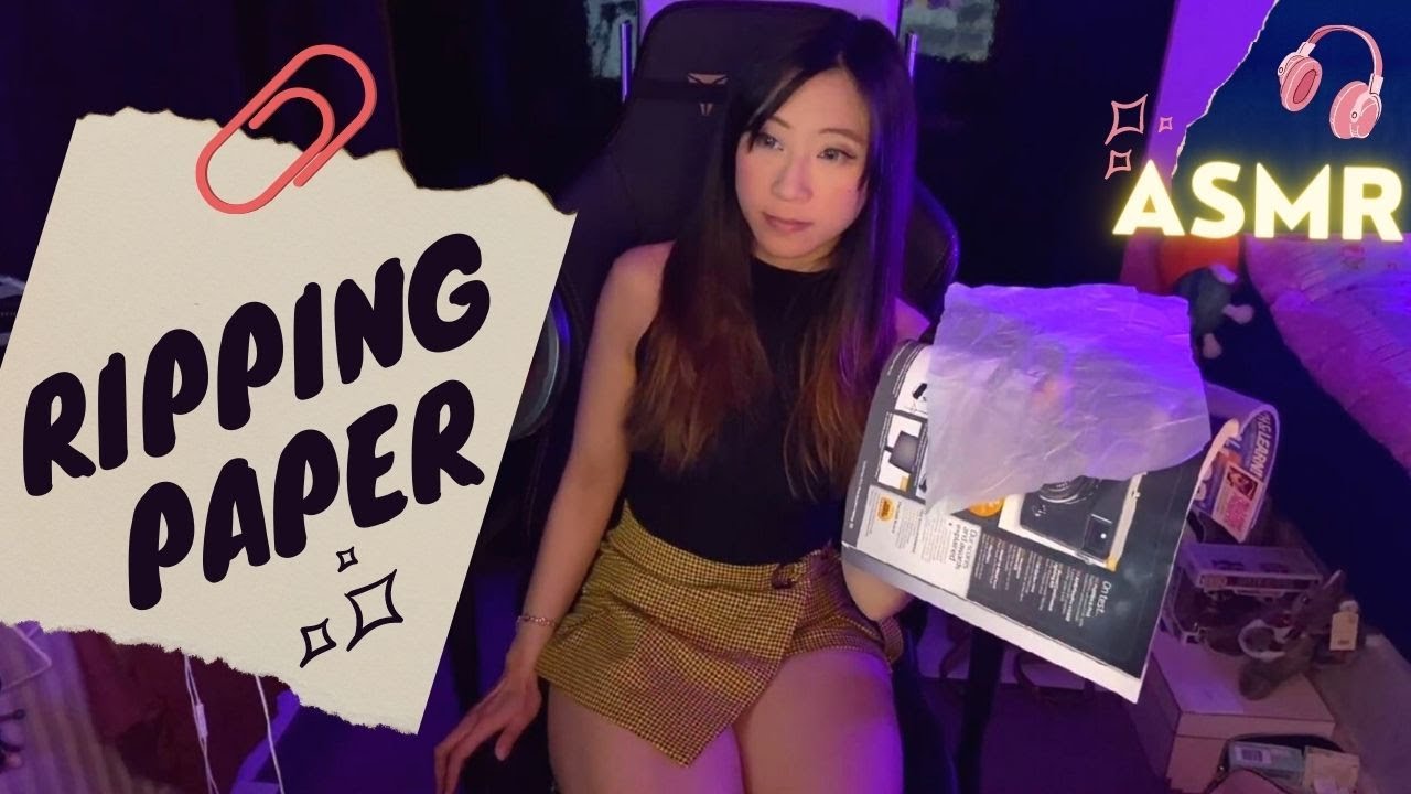 ASMR | Ripping Paper 👂🏻 Triggering Whisper & Sound🌙😴