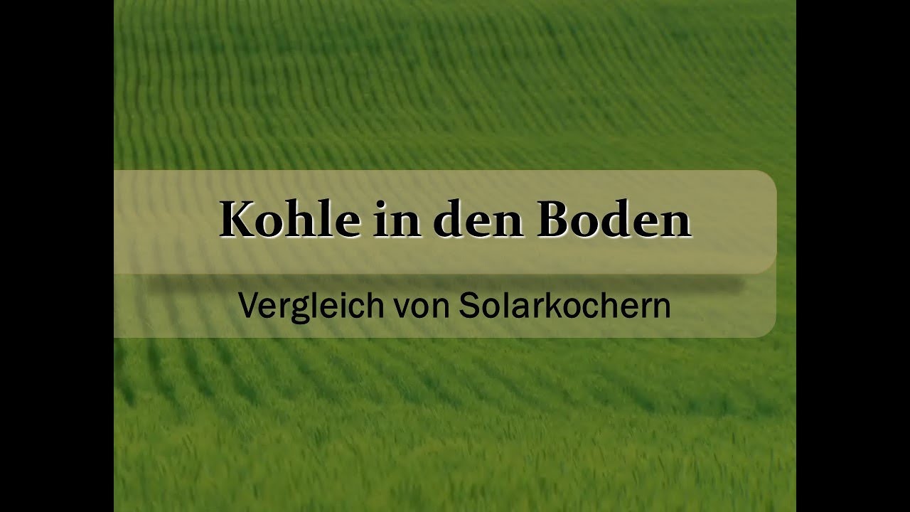 Solarkocher Vergleich