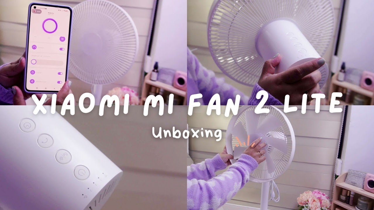 xiaomi mi stand fan 2 lite, unboxing, features 🌤️