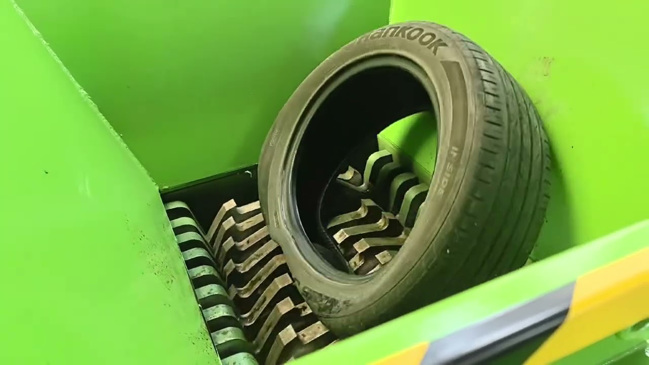 VANEST DBK800 Tire Shredders for sale! #shredder #shredding #machine #business