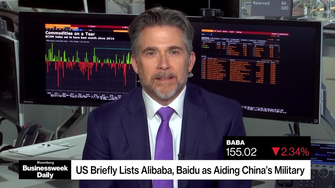 US Briefly Names Alibaba, Baidu as Firms Aiding China’s Military