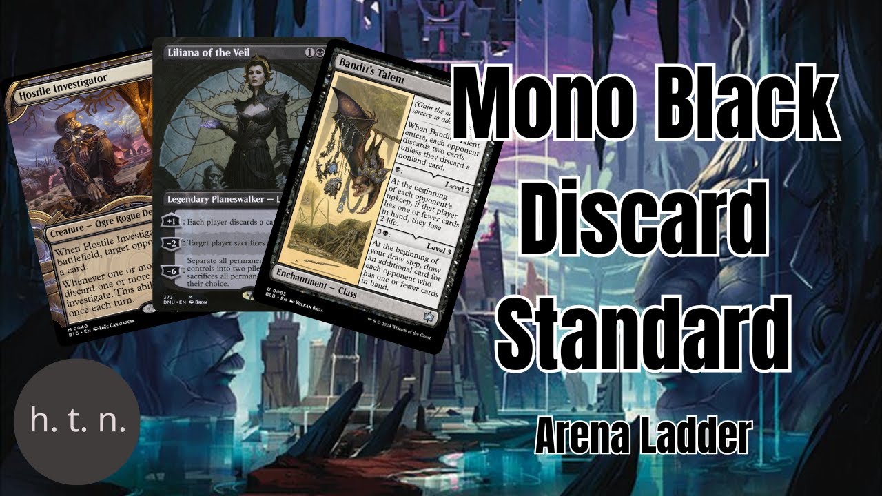 SHRED THEIR HAND!!!! - Mono Black Discard - MTGA Standard Gameplay