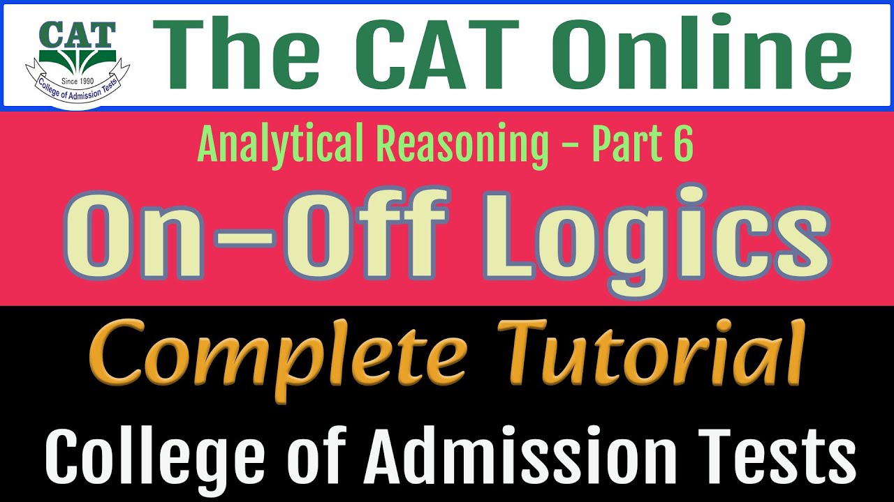Analytical Reasoning Part 6: On-Off Logic Questions | Complete Lesson by Muhammad Idrees