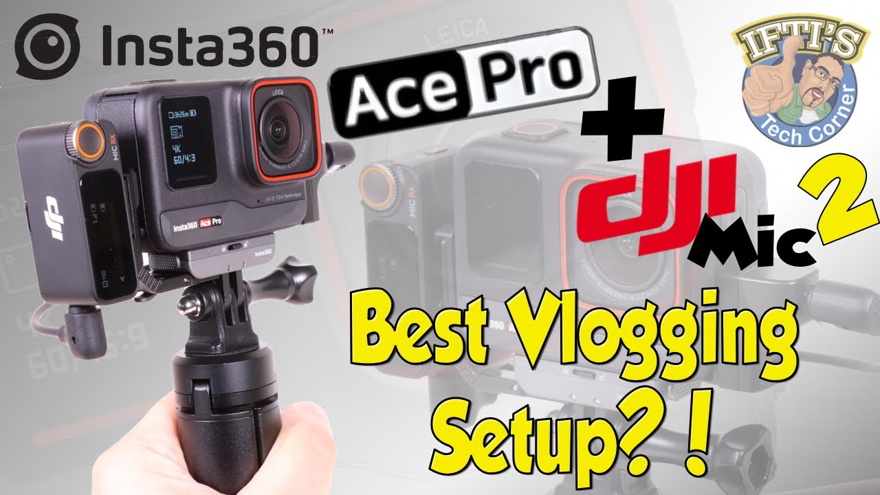 Insta360 Ace Pro + DJI Mic 2 = Лучшая установка для видеоблогинга?! : ОБЗОР + аудиотест!