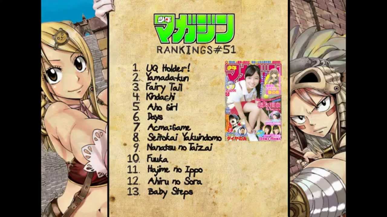 Weekly Shonen Magazine Pure Rankings Vol 51