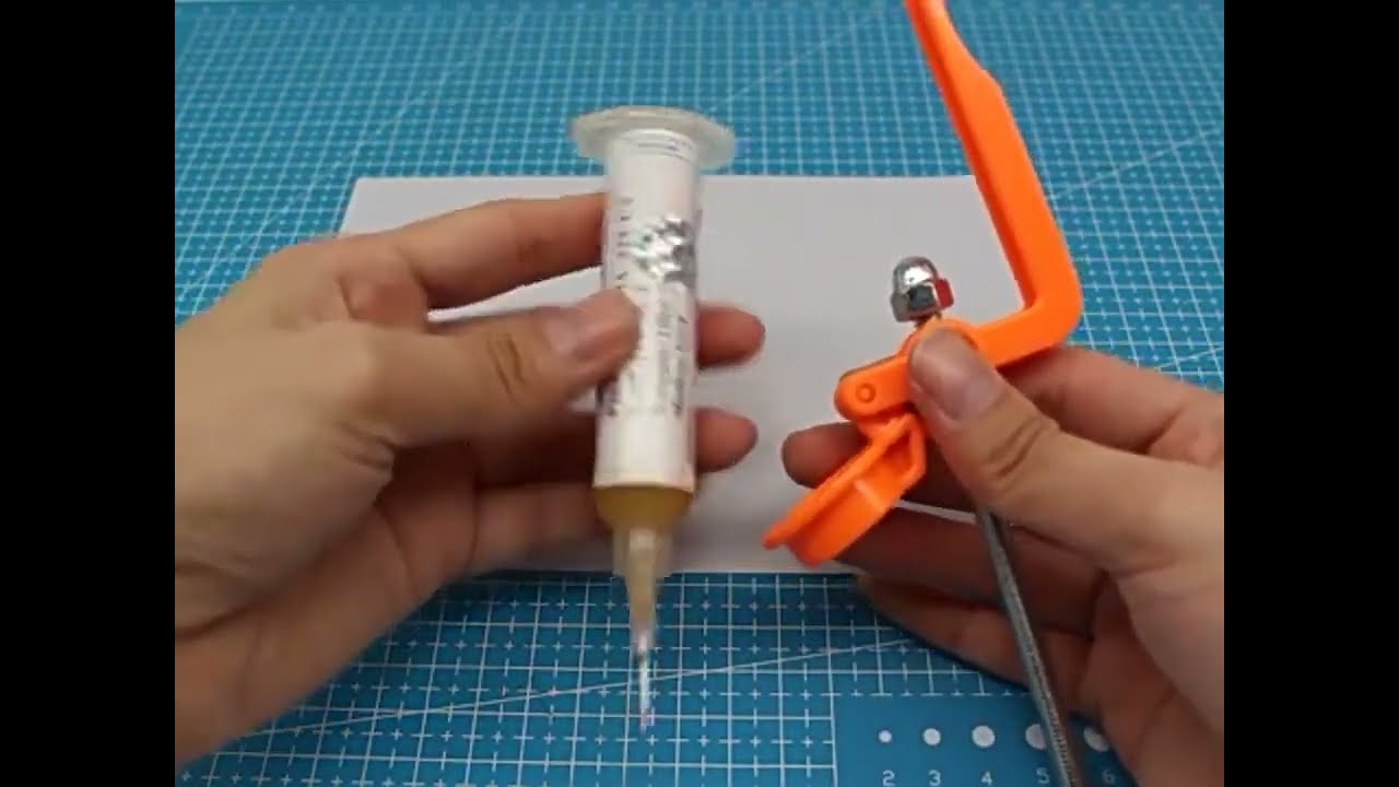 Manual Glue Gun Solder Paste Booster Welding Oil Extruder Propulsion Push Rod Flux hand push rod