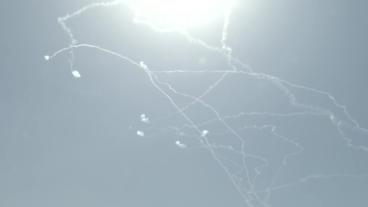 Rocket barrage from Gaza into Israel | AFP