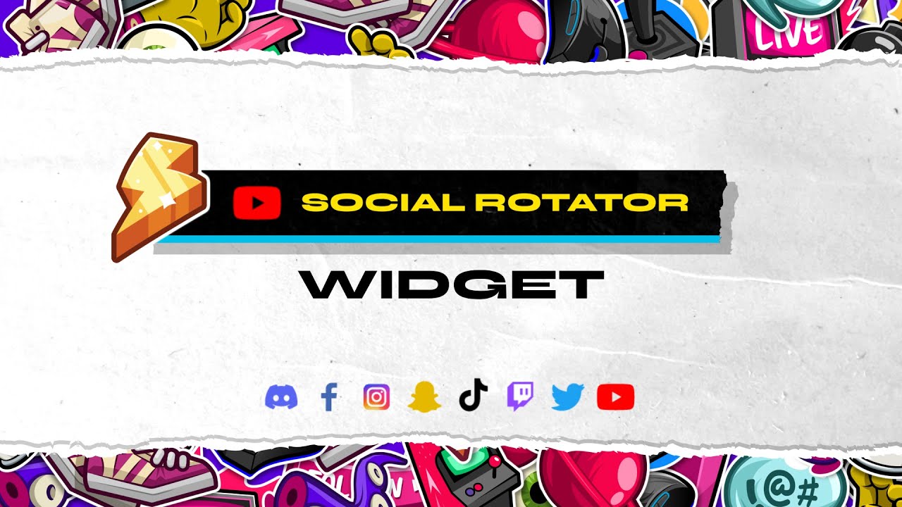 Free Social Rotator Widget For Live Streamers