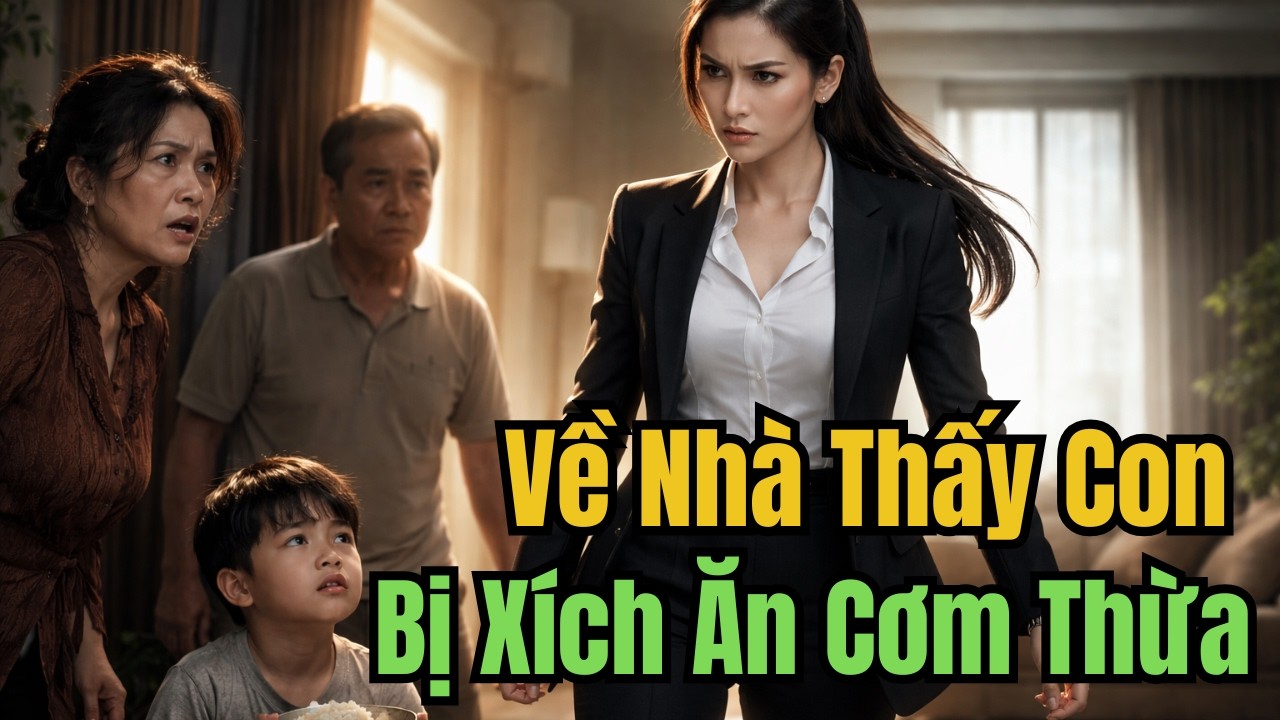 Mật Vụ Về Thấy Con Bị Xích Ăn Cơm Thừa, Nữ Tướng Nổi Giận Khiến Cả Nhà Chồng Run Sợ