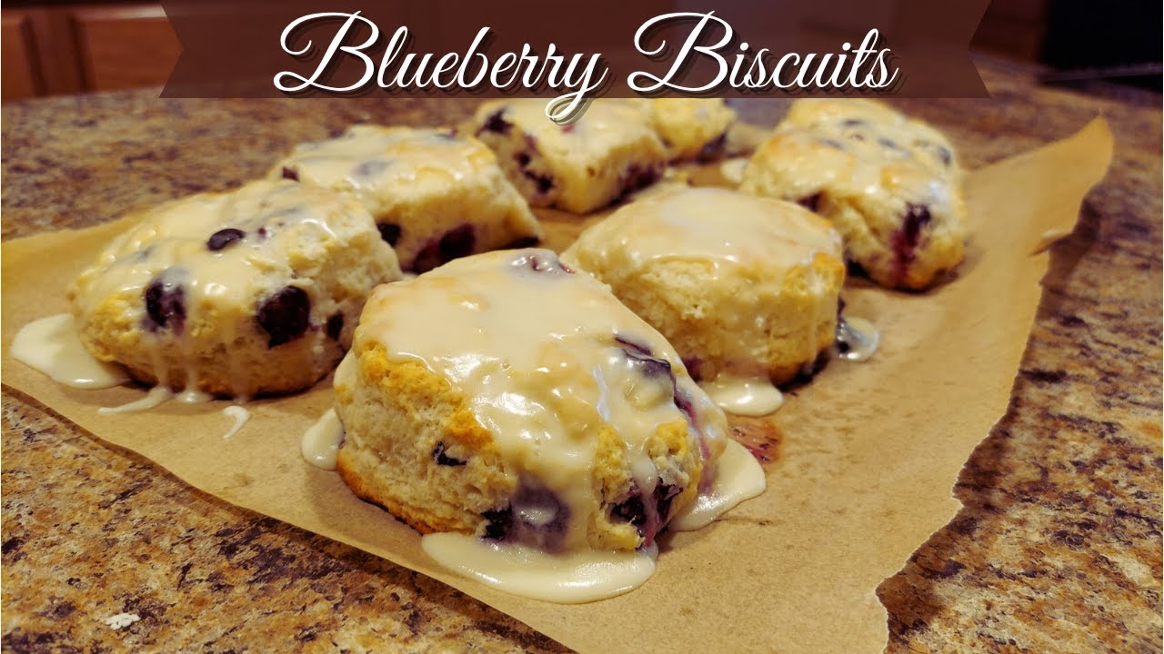 Homemade Blueberry Biscuits Recipe | Blueberry Recipes | Homemade Biscuits From Scratch