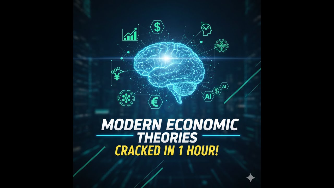 Modern economic theories |Must Watch 🤔🤔🤔 | Lecture #01 .