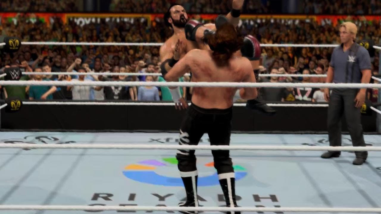WWE 2K25 Sami Zayn vs Drew Mcintyre