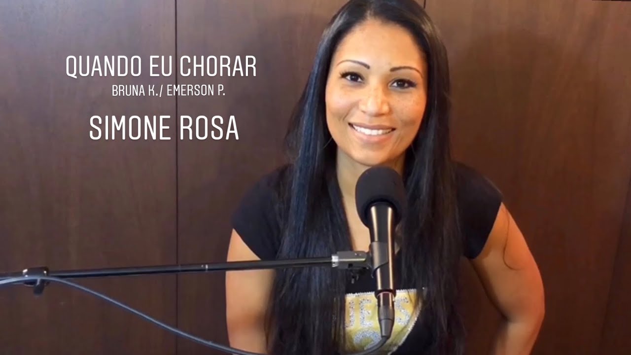 Quando Eu Chorar (cover) - Simone Rosa