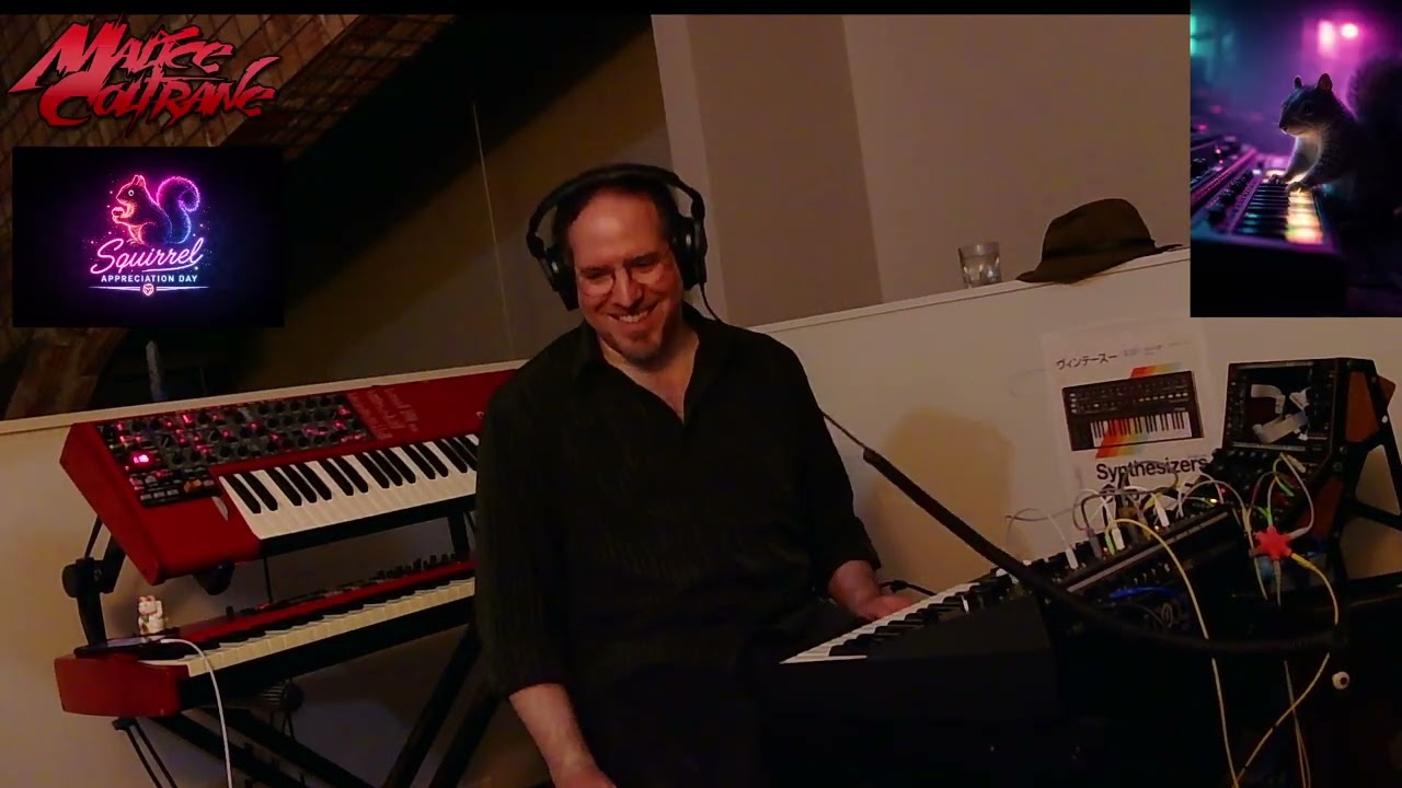 Bonus Nuts! (Squirrel Appreciation Day – complete synth jam performance 3 of 3)