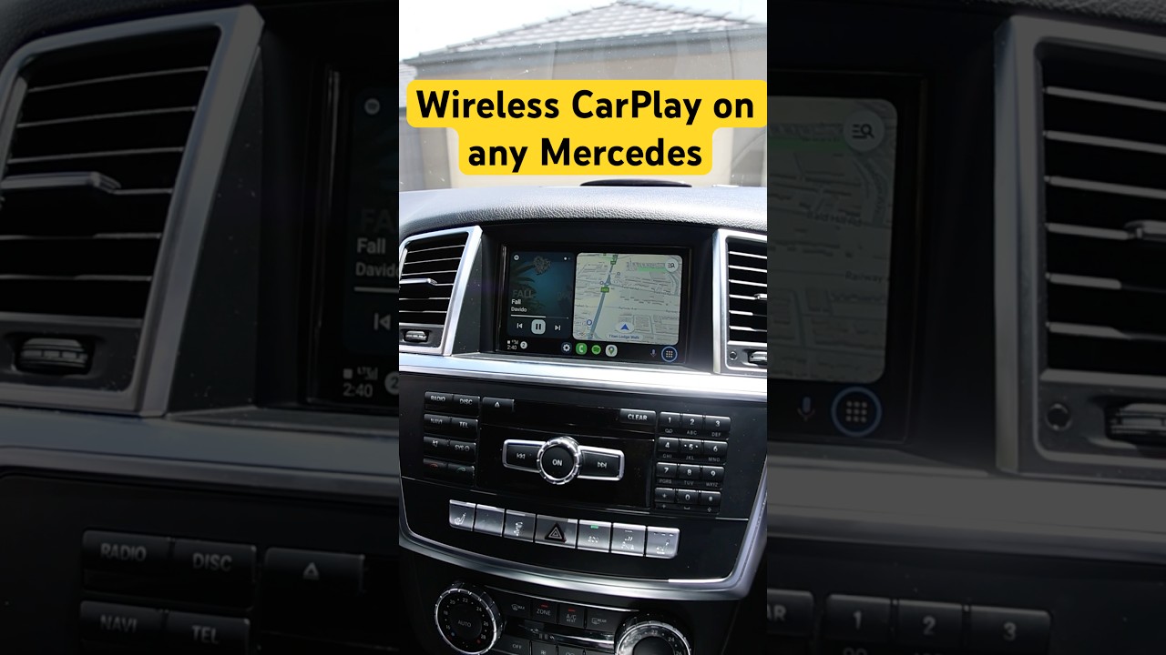 Mercedes ML #w166 ✅Wireless CarPlay & Android Auto✅Full OEM MB Bluetooth #automobile #trending