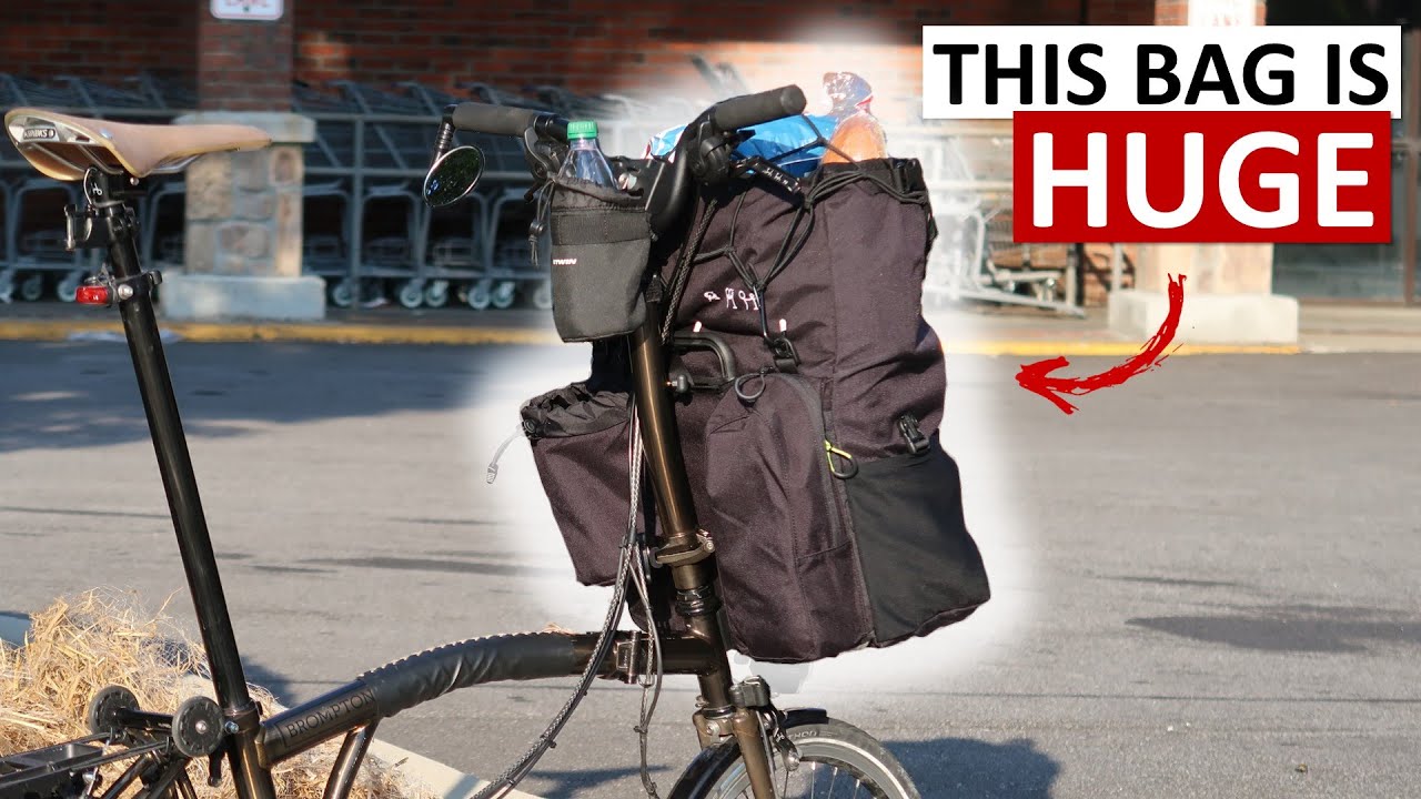 i bought the biggest Brompton bag and it's HUGE !!
