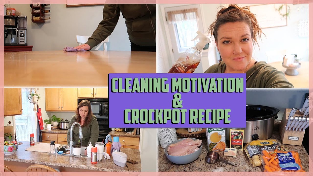 Easy Crockpot Recipe & Cleaning Motivation