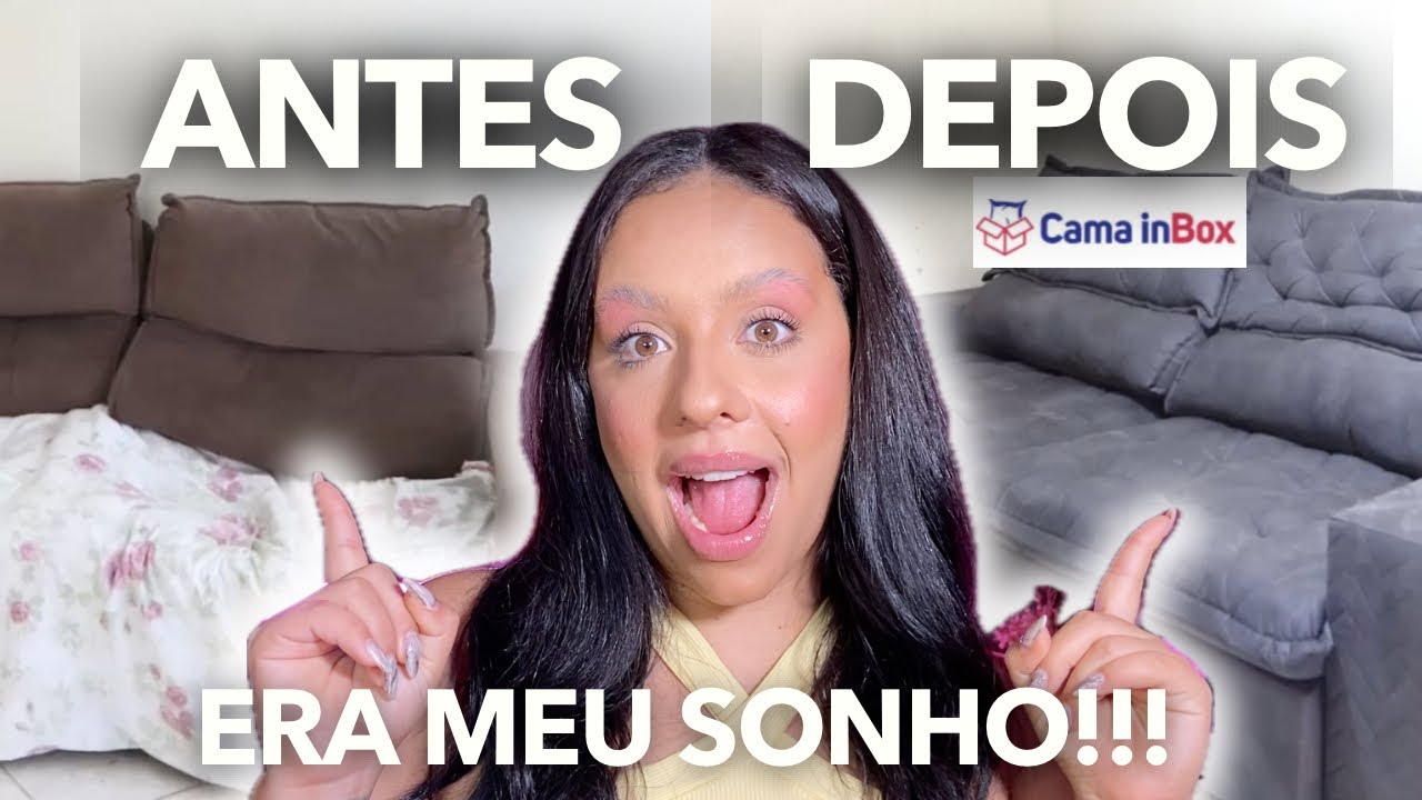 Meu SOFÁ NOVO da Cama Inbox | UNBOXING e montagem