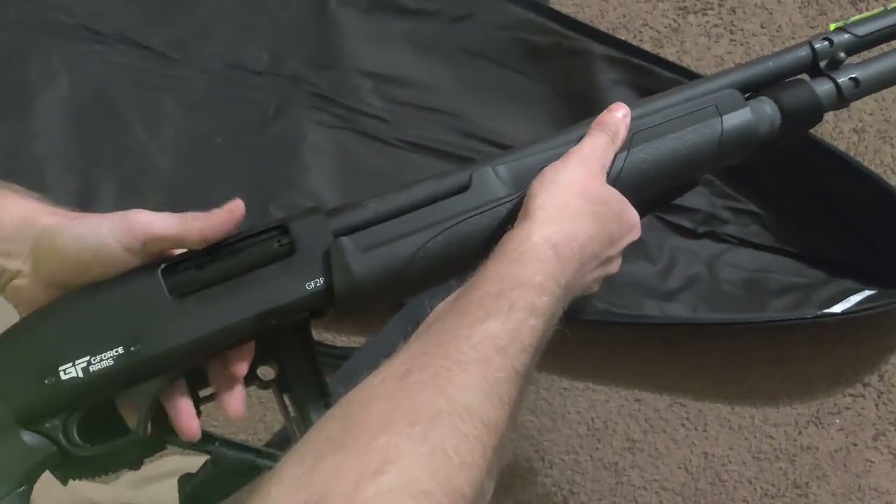 IMPORTANT! GF2P Gforce 12 gauge.(pump action) OR (slide action) shot gun safety and operation.