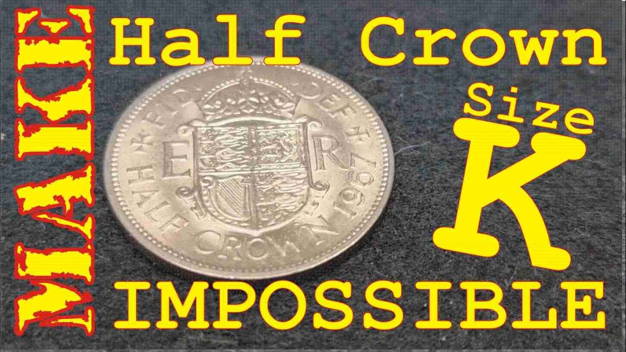MAKE - Size F Half Crown Coin Ring - IMPOSSIBLE