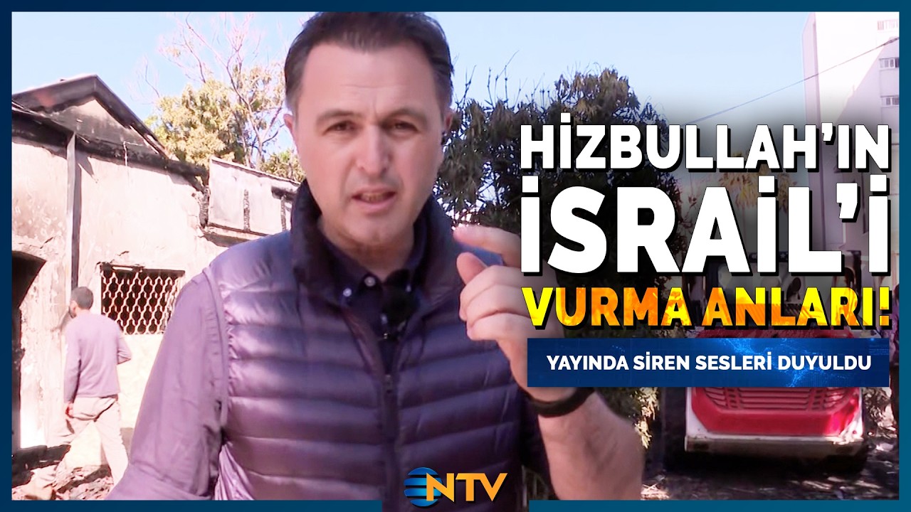Son Dakika: Hizbullah'ın Nehariya'yı Vurma Anı Görüntülendi | NTV