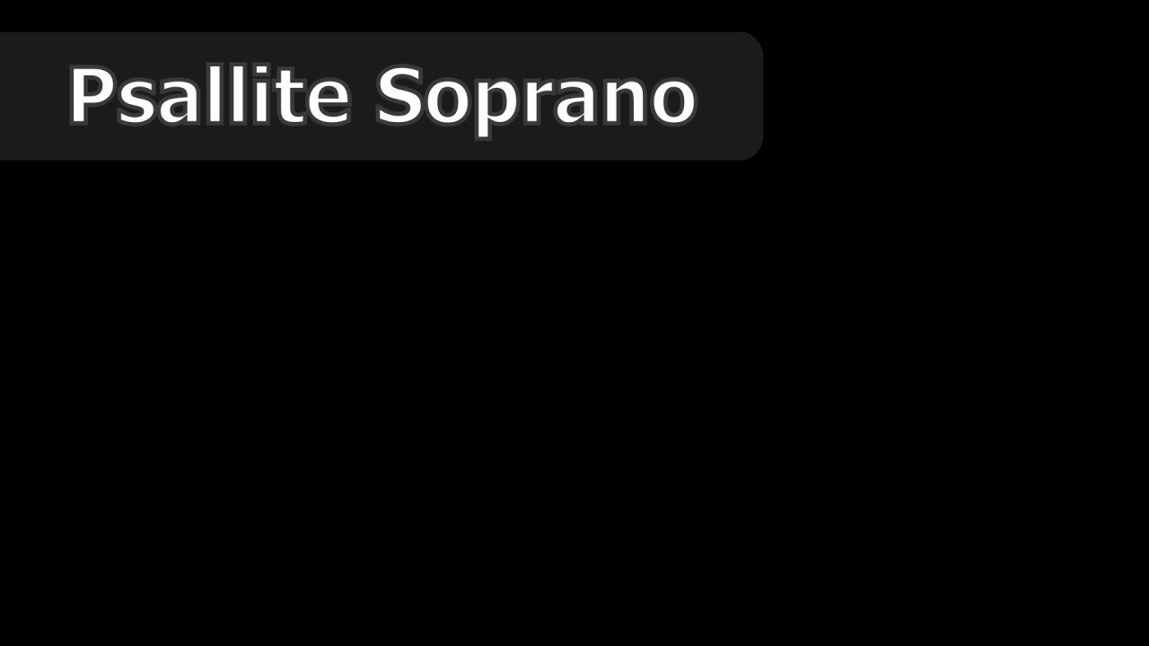 Psallite Soprano part