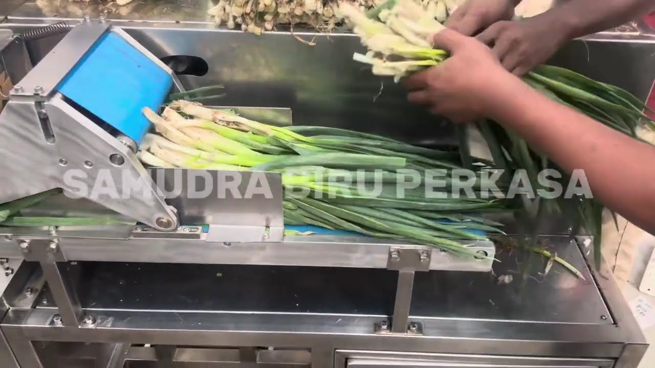 MESIN PENCACAH DAUN BAWANG (SAYUR) SAMUDRA BIRU PERKASA
