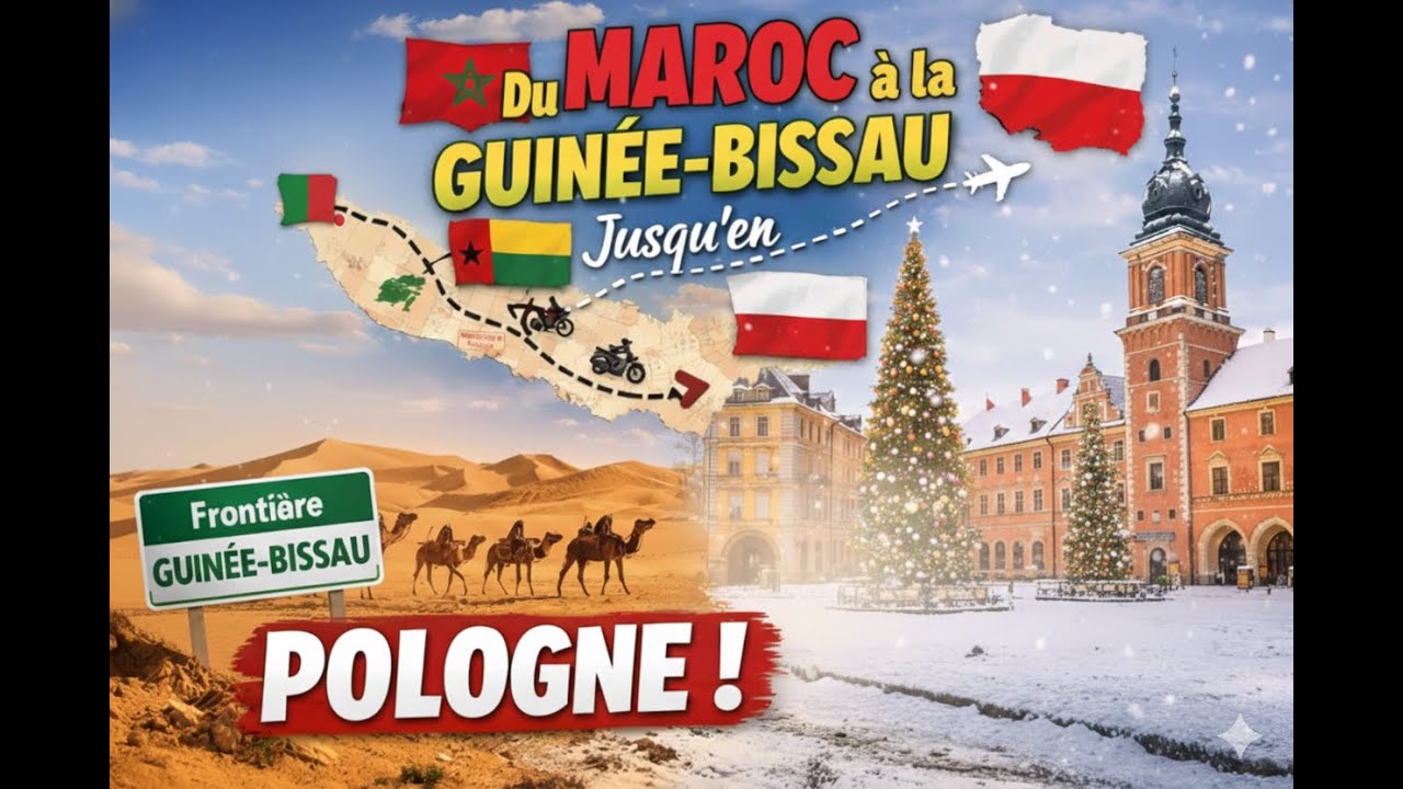 وصلت من أدغال أفريقيا إلى ثلوج بولندا؟ 🚲❄️(قصة رحلة مستحيلة)