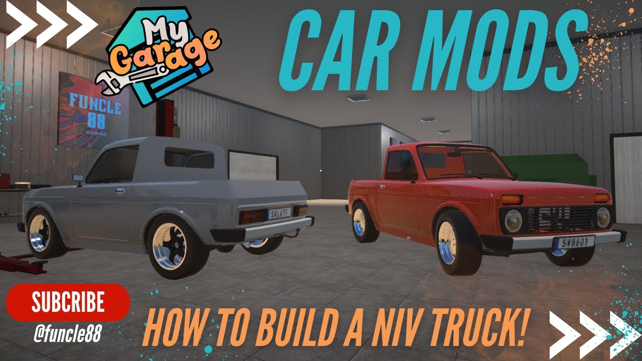My Garage Car Mods - How to build a NIV truck (updated version) #mygarage #niva #nivtruck #carmods