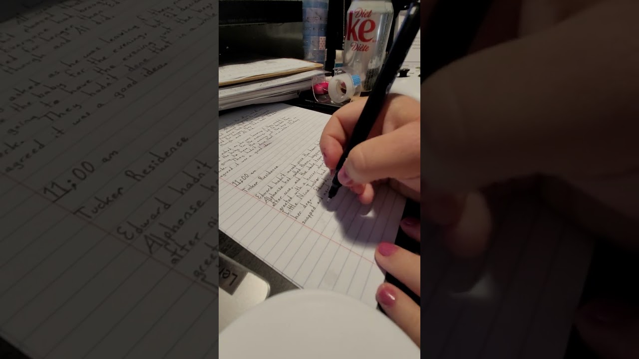 Writing Fanfiction ASMR ] part 16 [ Sharpie Pen -  - No Talking 